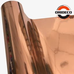10/20/30/40/50*152CM High Stretchable Orange Chrome Air Bubble Free Mirror Vinyl Wrap Film Sticker Emblem Car Bike Motor Cover