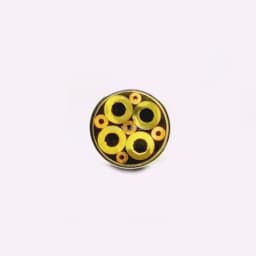 4mm diameter DIY Knife shank Mosaics Pin Rivets 9cm length nail Brass tube+steel tube #402