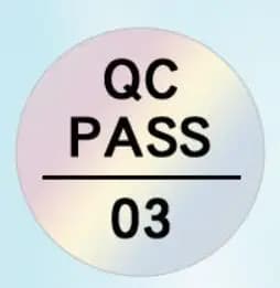 1000pcs 10MM DIAMETER QC PASSED Stickers Matte/Hologram Silver Adhesive Waterproof