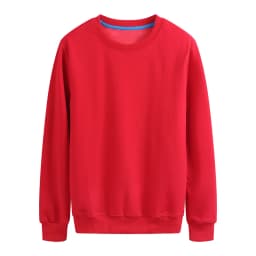Men's Round Neck 100% Cotton Plus Velvet Long-Sleeved Sweater Custom Printed Embroidery Logo Casual Solid Color Warm Sweater 3xl