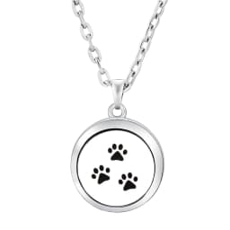 Fashion Aromatherapy Diffuser Star Moon Necklace Stainless Steel High Quality Heart-Shaped Essential Oil Lockets Pendant Jewelry