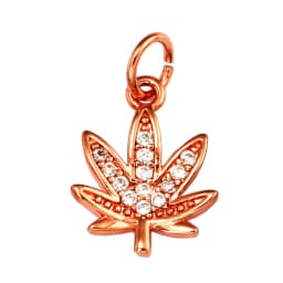 Pine Cone Lotus Coconut Tree Sun Flower Ginkgo Leaf 18K Gold Charm,Bracelet Earring Attachment Jewelry Components Findings L44