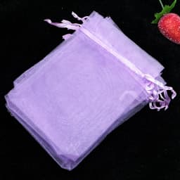 50Pcs Organza Bag Jewelry Packaging Gift Candy Wedding Party Goodie Packing Favors Pouches Drawable Bags Present Sweets Pouches