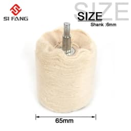 1Pc Cotton Polishing Wheels Cloth Buffing Wheel Grinder for Jewelry Wood Metal Abrasive Tools For Drill With 1/4'' Shank