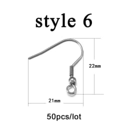 20-50pcs Gold Stainless Steel Hypoallergenic Earring Hooks Fish Earwire Earrings Clasps Earring Wires For Jewelry Maki