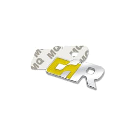 Car-Styling Metal Stickers SR Grille Emblem Badge For Jetta Golf 3 4 5 6 7 Beetle Passat Santana MK2 MK3 MK4 MK5 MK6 MK7 R32