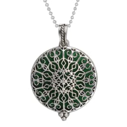 Tree of Life Aroma Diffuser Necklace Perfume Essential Oil Diffuser Aromatherapy Locket Pendant Necklace Fashion Jewelry