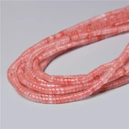 4x2mm Natural Flat Disc Round Stone Crystal Jades Spacer Beads Charm Jewelry Making Handmade Bracelet Necklace Earring Accessory