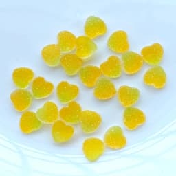 50Pcs Resin Cute Mini Imitation 10mm Heart-Shaped Fudge Flatback Scrapbook Kawaii DIY Embellishments Accessories L79