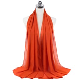 New Premium Plain Chiffon Scarf Muslim Hijab Instant Shawl Soft Ball Bubble Chiffon Head Wraps Islamic Lady Women Hijabs