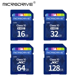 Standard SD Card 64GB 128GB 256GB SDHC/XC 16GB 32GB Normal Full Size Flash SD Memory Card High Speed for Camera