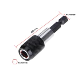 1/4 Inch Hex Shank Quick Release Screwdriver Bit Holder Extension Bar 60mm 100mm 150mm
