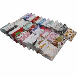 12/50pcs Beautiful Flower Pattern Pillow Shape Paper & Kraft Wedding Candy & Birthday Gift Storage Box Size 20X55X80mm