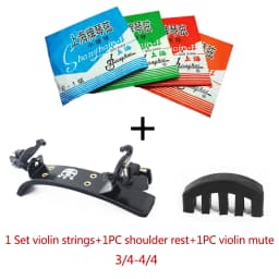 TONGLING Professional Violin Accessories Violin Shoulder Pad Adjustable1/8 1/4 1/2 3/4 4/4 Soft Violin Shoulder Rest