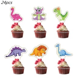 Pink Dinosaur Party Decorations Birthday Dinour Tableware Set Happy Birthday Party Decoration For Kids Boy Jungle Wild Party Dec