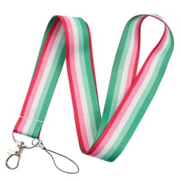 LB3010 Pink Love Neck Strap Lanyard for Key ID Card Cell Phone Straps USB Badge Holder DIY Neck Strap Hang Rope Rainbow Keychain