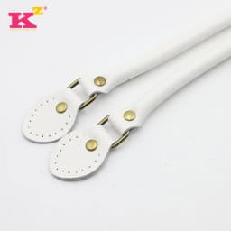 2pcs/lot 50cm Genuine Leather Bag Strap DIY Handmade Handles for Crossbody Replacement Shoulder Handbag Wallet Handle