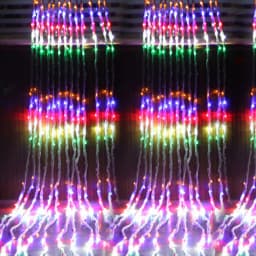 6*3M 3*6M LED Waterfall String Light Outdoor Curtain Icicle Light Meteor Shower Rain Light Christmas Wedding Garland Light