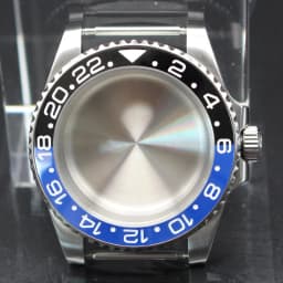 40mm Cases Men's Watch Ceramic Bezel Sapphire Glass Fit NH35 NH36 ETA 2824 Miyota 8215 Movement 28.5mm Dial Submariner Parts