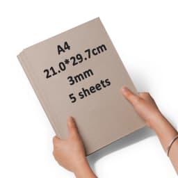 A4 A3 Gray Thicked Kraft Paper DIY Handmake Card Making Craft Paper Thick Paperboard Grey Cardboard 3MM Chipboard Backing Board