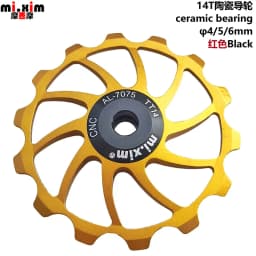 2021 New Bicycle Ceramics Rear Derailleur 14T 15T 16T 17T 18T Jockey Wheel Road MTB Guide Bike Ceramics Bearing Bicycle Parts