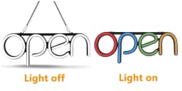 CALCA OPEN Neon Sign Business LED Light Lamp Integrative Ultra Bright Bar Club KTV Store Shop Advertising Lighting LED Lamp Sign