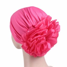 Big Flower Hijab Volumizing Scrunchie Muslim Inner Hijabs Islamic Under Scarf Cap