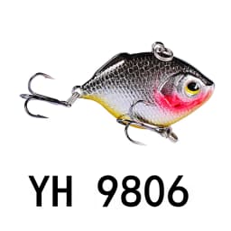 1 PCS Metal VIB Blade Glow Cicada Lure 4.5cm/8.5g Sinking Tail Spinner Baits Bibe For Bass Pike Perch Fishing