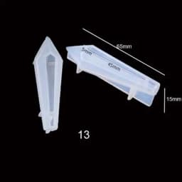 Quartz Shard Crystal Silicone Mold Point Mould Epoxy Resin UV Resin Craft Supplies UV Resin Epoxy Mold DIY Jewelry Pendant