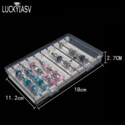 Customized Pandora Charm Beads Holder Bracelet Jewelry Display Storage Box Troll Chamilia Beads Show Case Organizer with Cover