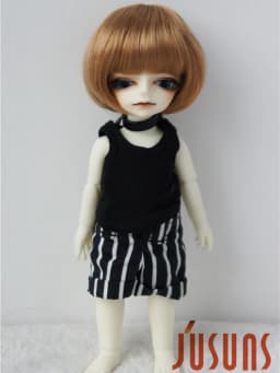 1/12 BJD Doll wigs JD256 4-5inch 11-13CM Short BOBO Cut Synthetic mohair BJD Hair Lati White Tiny doll accessories