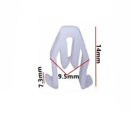 Car U-type Center Console Dashboard Sound Radio CD DVD Navigation Panel Plastic Fasteners Clips Rivet Auto Snap Buckle