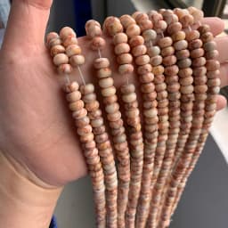 High Quality Natural Stone Bead Rondelle Shape Loose Spacer Abacus Quartz Beads For Handmade Jewelry Bracelet Necklace DIY