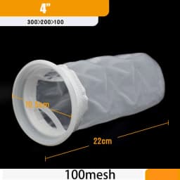 Mesh Micro Nylon(NMO)Filter Bags Fish Marine Sump Felt Pre Filter Sock Bag Corrosion Resistance Aquarium Accessories