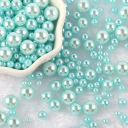 10g Random Mix 3-10mm No Hole ABS Imitation Pearl Bead For Vase Filler Makeup Brush For DIY Jewelry Making Decor F0912