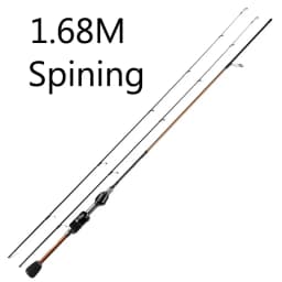 Skmially Spinning rod carbon ul 1.8m 1.68m0.8-5g ultralight casting fishing rod fishing accessories vara de pesca