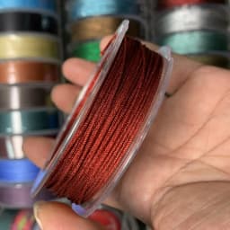 1mm colorful Nylon Line Thread Chinese Knot Macrame Cord Bracelet Braided String DIY Tassels Beading 10m/roll