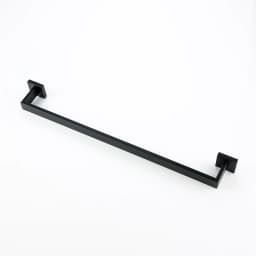 Bathroom Hardware Black Wall Mounted Bath Towel Holder Bathroom Towel Racks Clothes Hanger For Hotel Home In Matte Black
