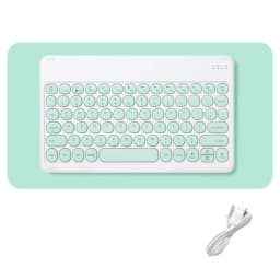 Wireless Keyboard and Mouse Combos Set Round Bluetooth Hebrew Spanish French Korean For iOS iPad Android Windows Phone Tablet