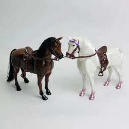 The dollhouse: simulation REINS saddle horse head riding supplies animal props mount model toy dolls