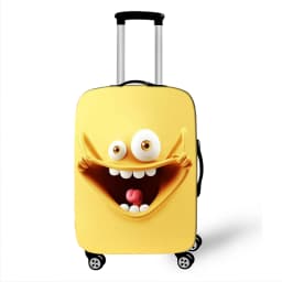 Funny Expression Luggage Cover Travel Elastic Dust Cover Protective Cover 18-32 Inches Luggage Case Suitcase Cover