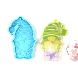 DIY Crafts Jewelry Pendant Making Tool Keychain Epoxy Resin Mold Dwarfs Valentine's Day Keyring Casting Silicone Mould