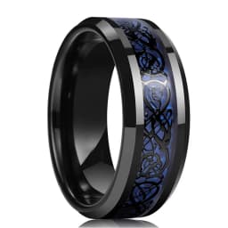 Fashion Men's Smooth Black Stainless Steel Rings Width Signet Square Infinity Finge Ring Hiphop Male Wedding Party Jewelry Gift