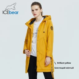 ICEbear 2023 Women fall jacket Female coat with a hood casual wear quality parka brand clothing GWC20035I