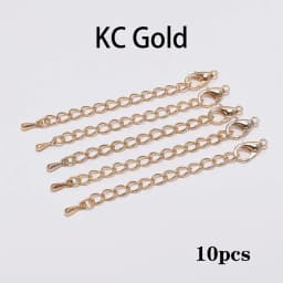10/20pcs/lot 50 70mm Metal Extended Extension Tail Chain Lobster Clasps Connector For DIY Jewelry Bracelet Necklace Wholesale