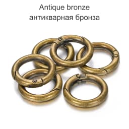 5pcs/lot Key Ring Lobster Clasp Key Hook Round Clasps Detachable Keyring Dog Chain Buckles For DIY Jewelry Making Accessories
