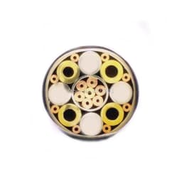 8mm Mosaic Pin Rivets for Knife Handle Screw Decorate 17 Kinds Design Exquisite Style Knife Handle Tool Length 90mm