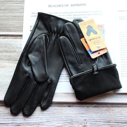 Summer Driving Sheepskin Gloves Men's Thin Touch Screen Leather Unlined Fashionable and Simple Motorcycle Riding Gloves