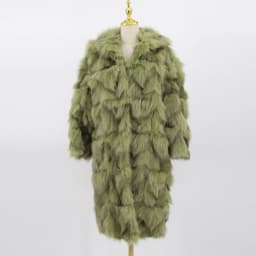 Ppink java QC19036 real fur coat women winter fashion jacket long coat real fox fur fur coat new available hot sale