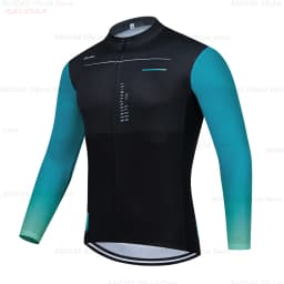 RAUDAX 2026 Mens Long Sleeve Cycling Jersey Mtb Cycling Clothing Breathable Bicycle Maillot Ropa Ciclismo Sportwear Bike Clothes